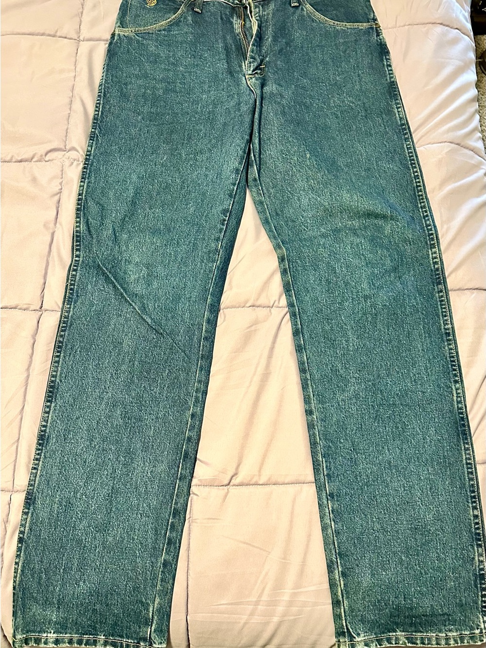Wrangler Men's George Strait Cowboy Cut Jeans - Blue Denim